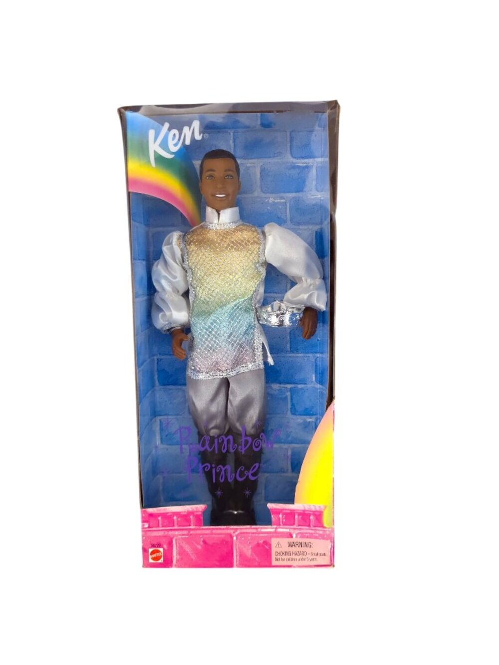 Ken Rainbow Prince Barbie Doll NRFB African American 1999 Mattel 28779 Rare